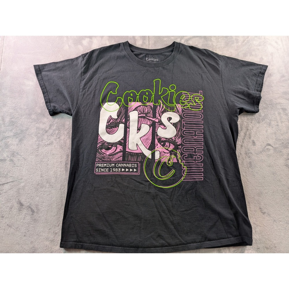 Cookies SF Mens Graphic T-Shirt Black XL Premium Cannabis Since 1983 Tee